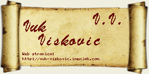 Vuk Višković vizit kartica
